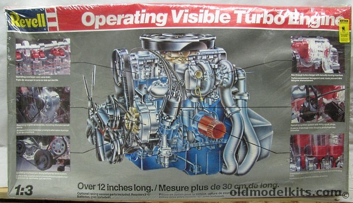 Revell 1/3 Ford Rokstock Operating Visible Turbo Engine with Optional Race Parts, 8882 plastic model kit